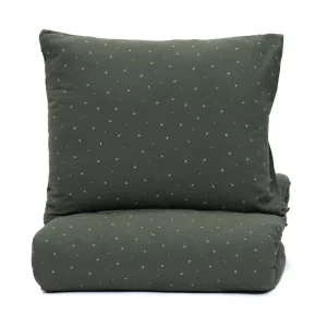 Cheap Pościel Cordelia Muslinowa W Listki 200X220 + 2*50X60 Cm Pościel Bawelniana