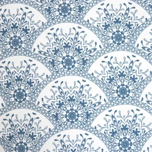 Discount Pościel Haven Bawelniana Biala W Granatowy Wzor 160X200 Cm Pościel Bawelniana