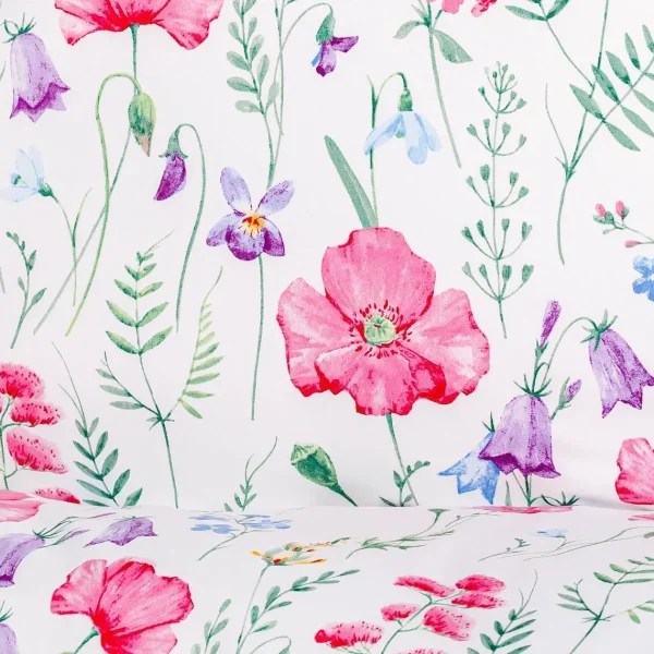 Cheap Pościel Perhonen Z Mikrofibry W Kwiaty 200X220 Cm Pościel Z Mikrofibry